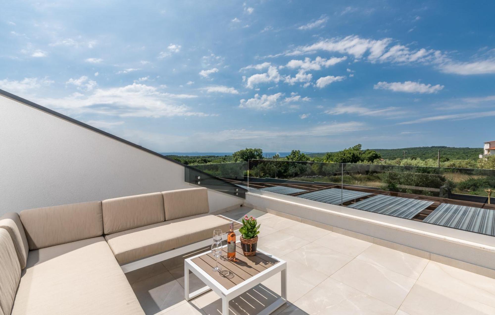 Villa Posidonia Near Pula With Sea View And Surrounded By Olive Trees Krnica Exterior photo