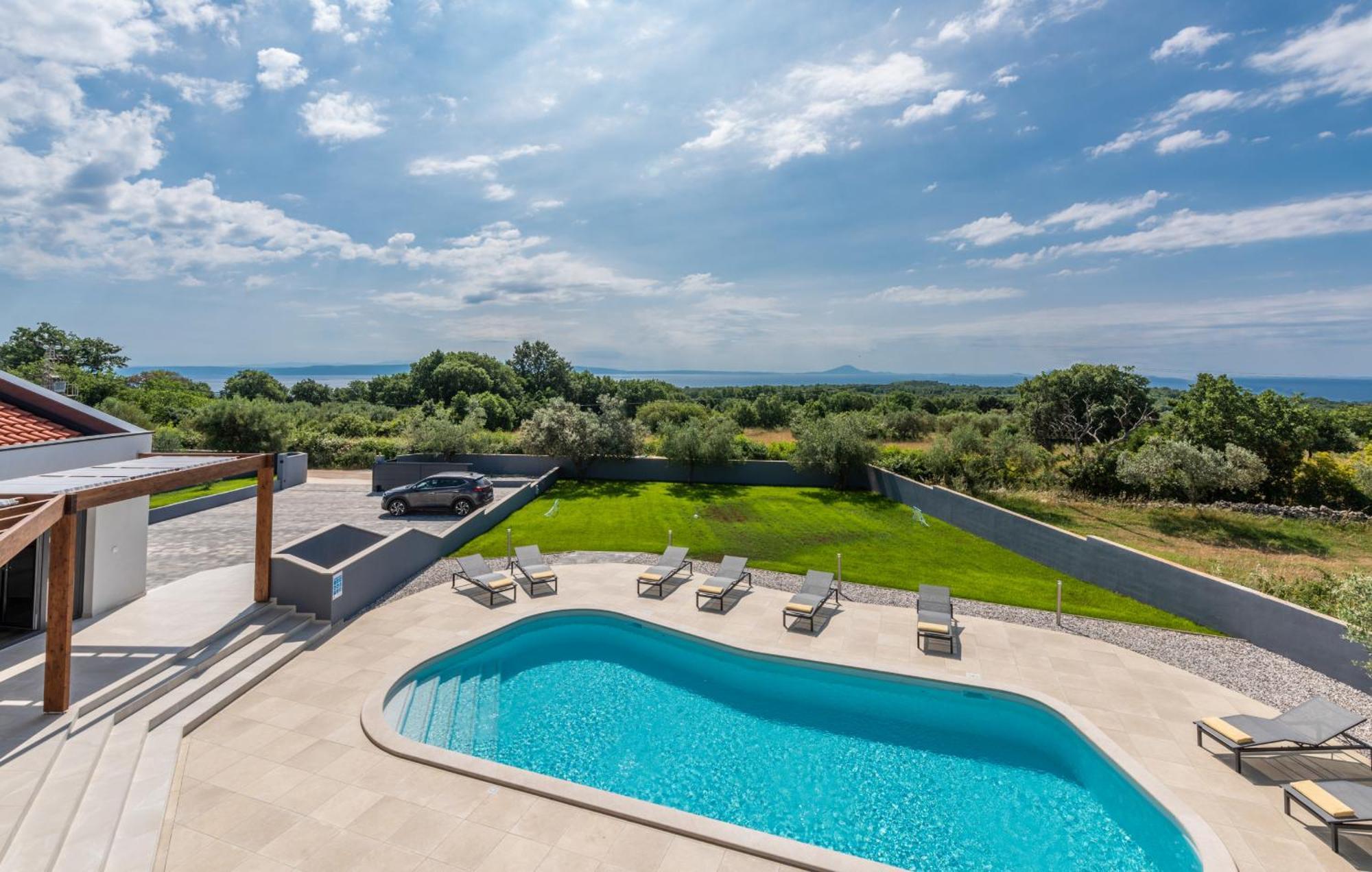 Villa Posidonia Near Pula With Sea View And Surrounded By Olive Trees Krnica Exterior photo